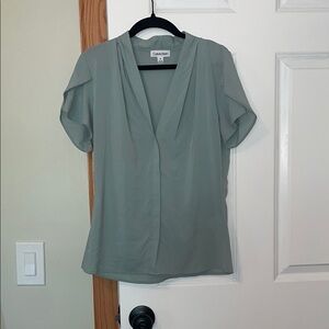Calvin Klein Women's Soft Gray Blouse